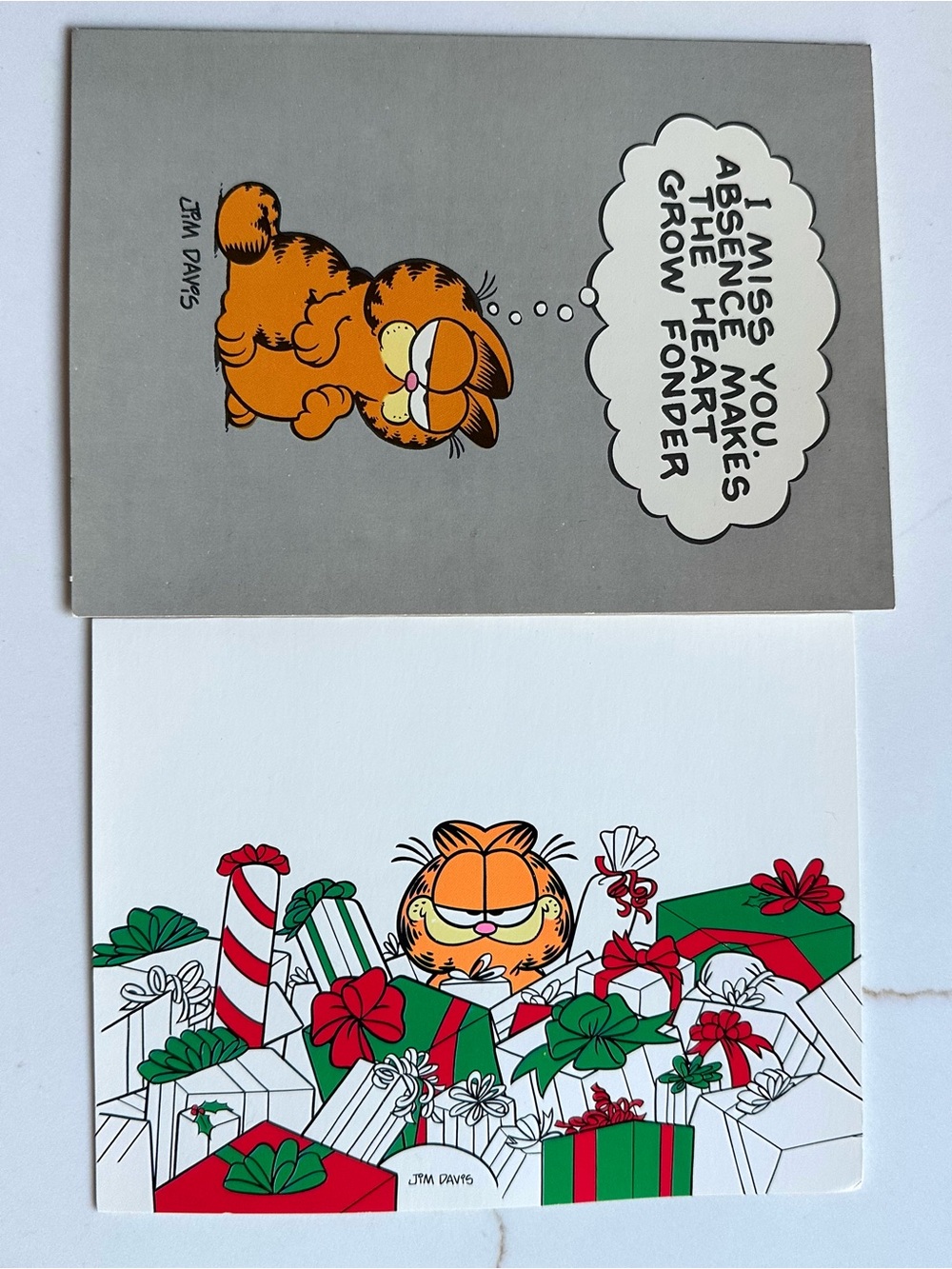 Garfield vintage 1978 Holiday Greeting Cards